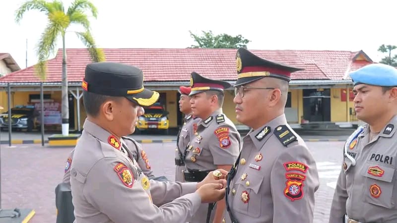 Dua PJU Polres Kobar Bergeser,Kapolres:Terimakasih Atas Pelaksanaan&nbsp;Tugas