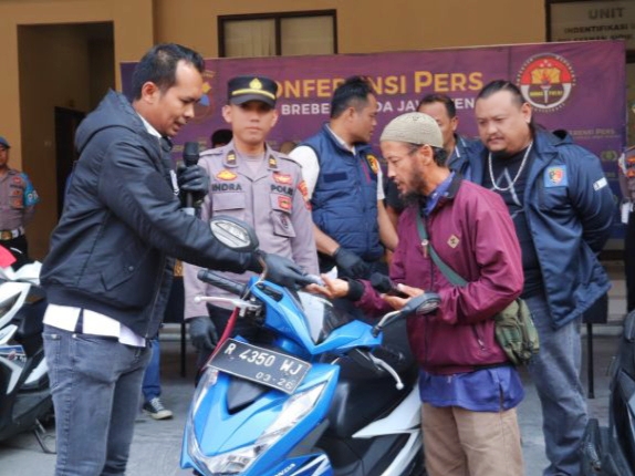 12 Motor Hasil Curian Dikembalikan Satreskrim Polres Brebes