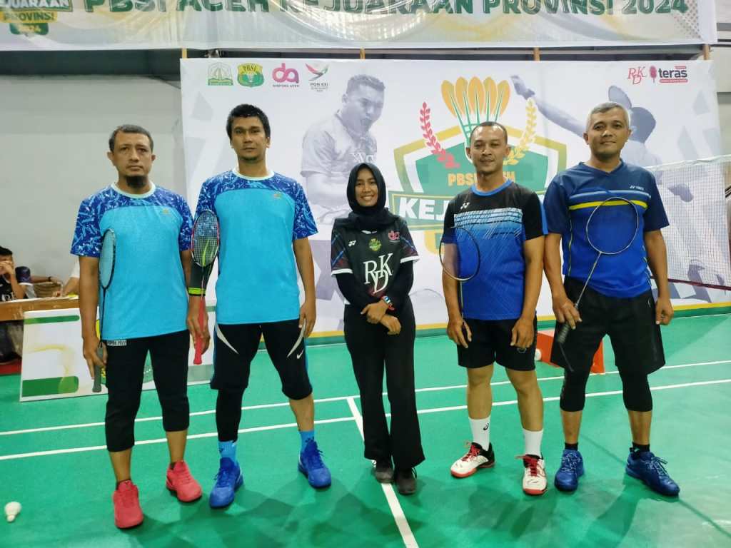 Prestasi Gemilang Atlet Bulutangkis PUPR Plus Aceh Barat di Kejurprov PBSI&nbsp;Aceh