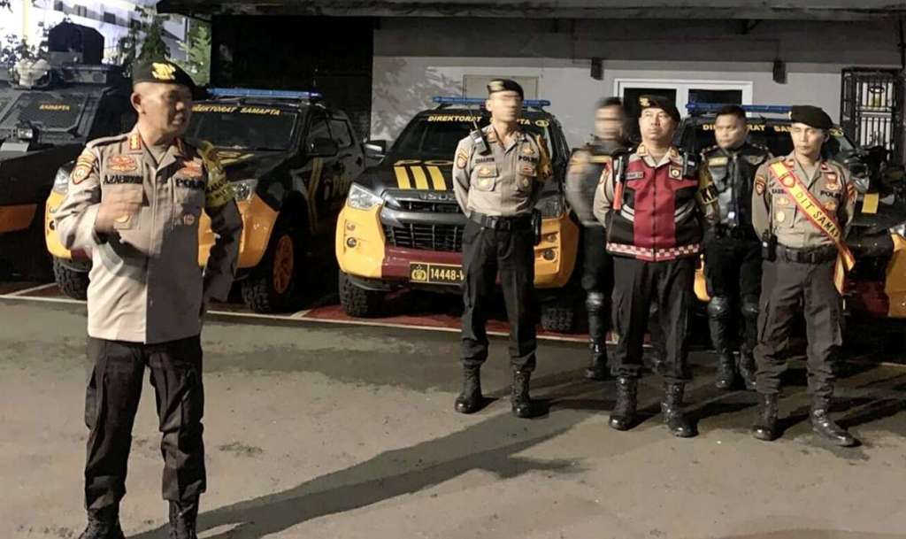 Puluhan Remaja Bawa Puluhan Sajam Ditangkap Patroli Samapta Polda Metro