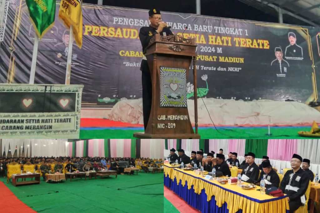 Sebanyak 524 siswa-siswi Organisasi Persaudaraan Setia Hati Terate Cabang Merangin Diwisudah Menjadi Warga