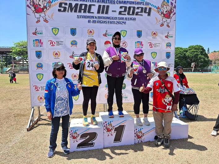 Polda Metro Jaya Raih Medali Masters Athletics Championships 2024, Satunya Kasubid&nbsp;Penmas