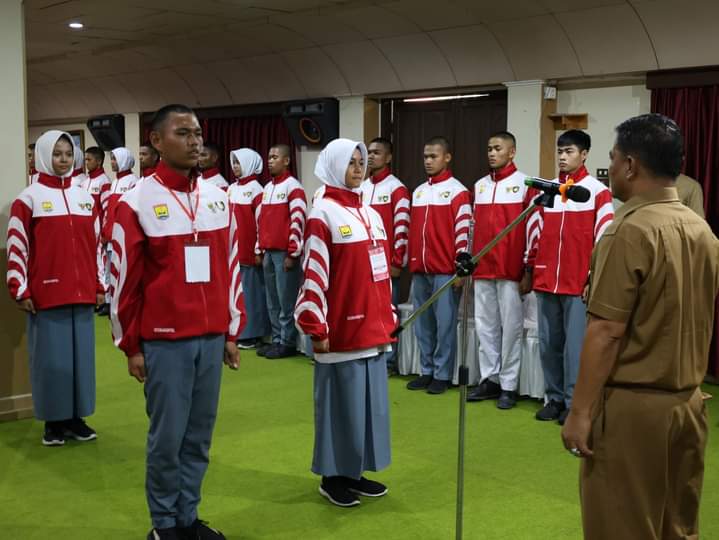 36 Pelajar Kota Pariaman Ikuti Pelatihan Pusdiklat&nbsp;Paskibraka