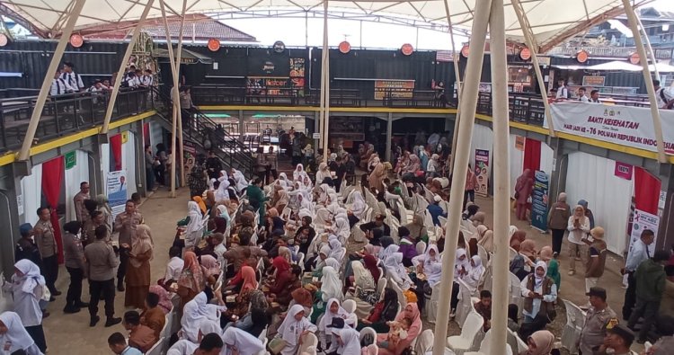 Sambut HUT Polwan Ke-76, Warga Bukittinggi Antusias, Kunjungi Bakti Sosial&nbsp;Gratis